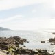 Vista panorámica de Muxía dende unha praia do Coído